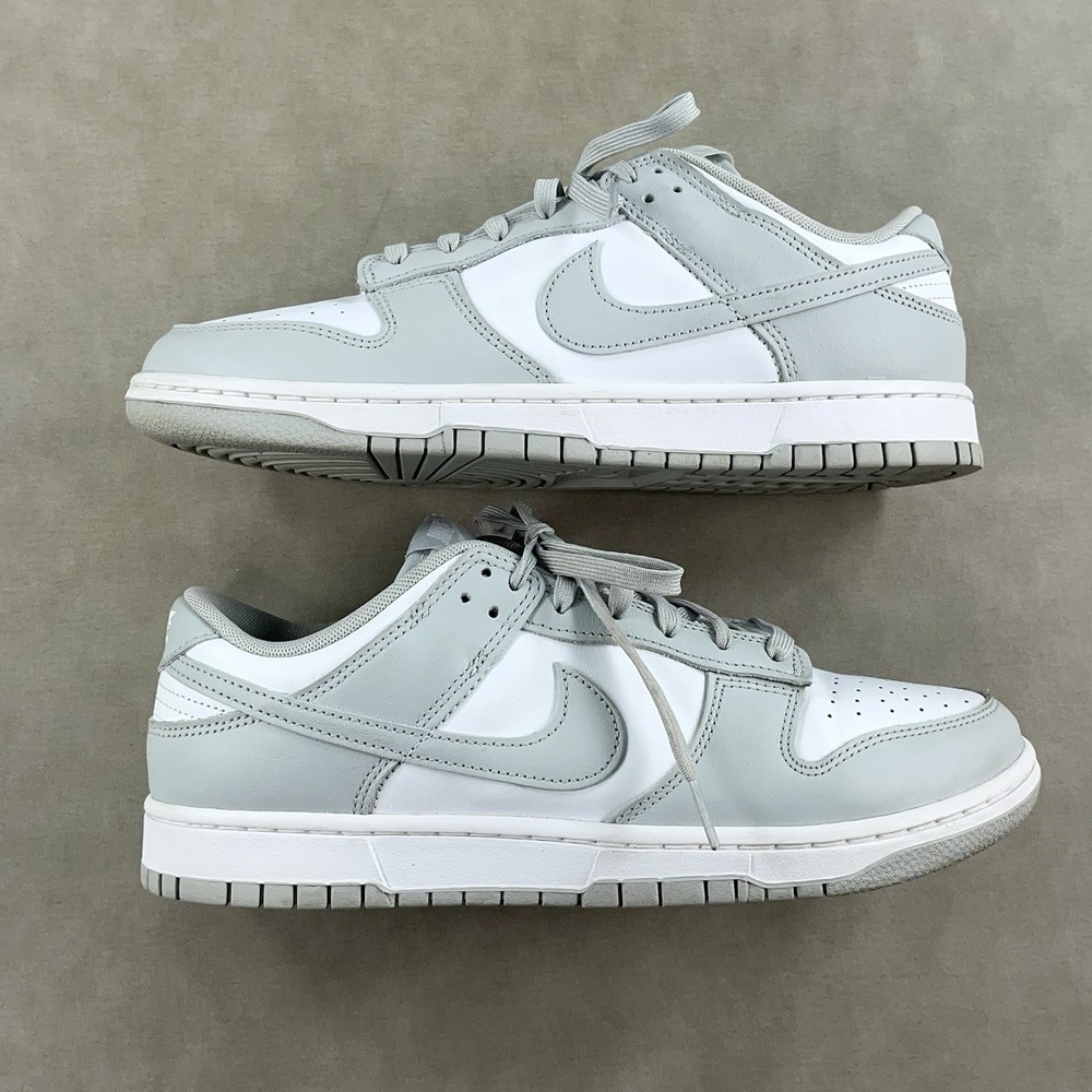 Nike Dunk Low Retro Smoke Grey And White Men's Size 10.5 (HF5441-105)